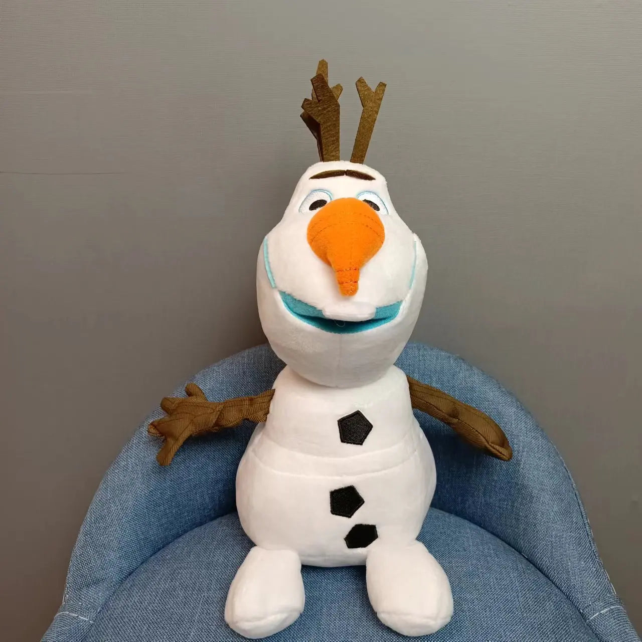 Disney Frozen Olaf Plush Toy Snowman Stuffed Doll Kids Gift Room Decor