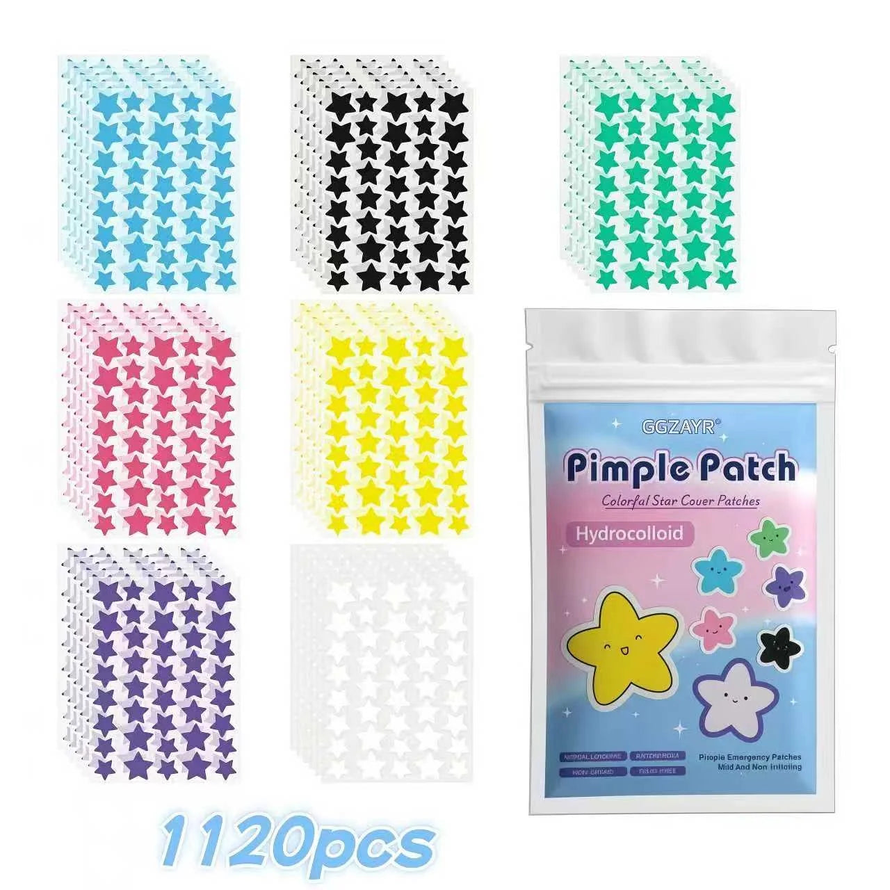Cute Star Acne Patch – Hide Pimples Instantly
