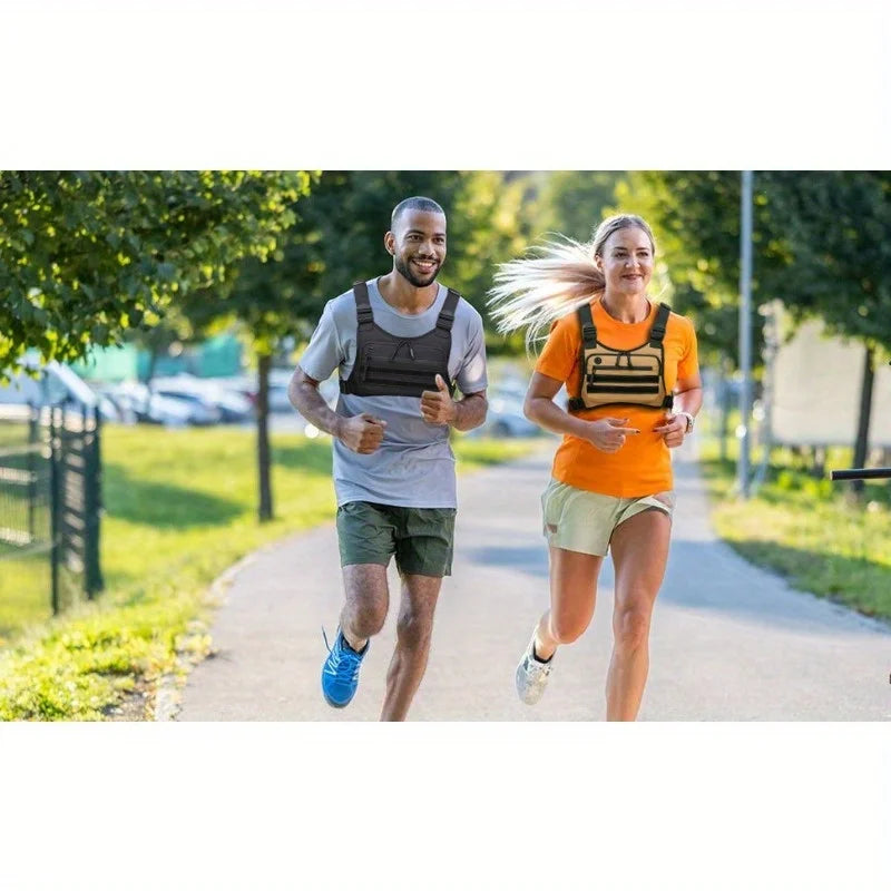 Tactical Chest Bag – Adjustable Running & Cycling Vest Pack for Men & Women