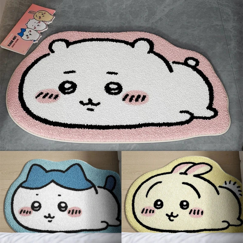 Anime Plush Rug Non Slip Bathroom Floor Mat Cute Room Carpet