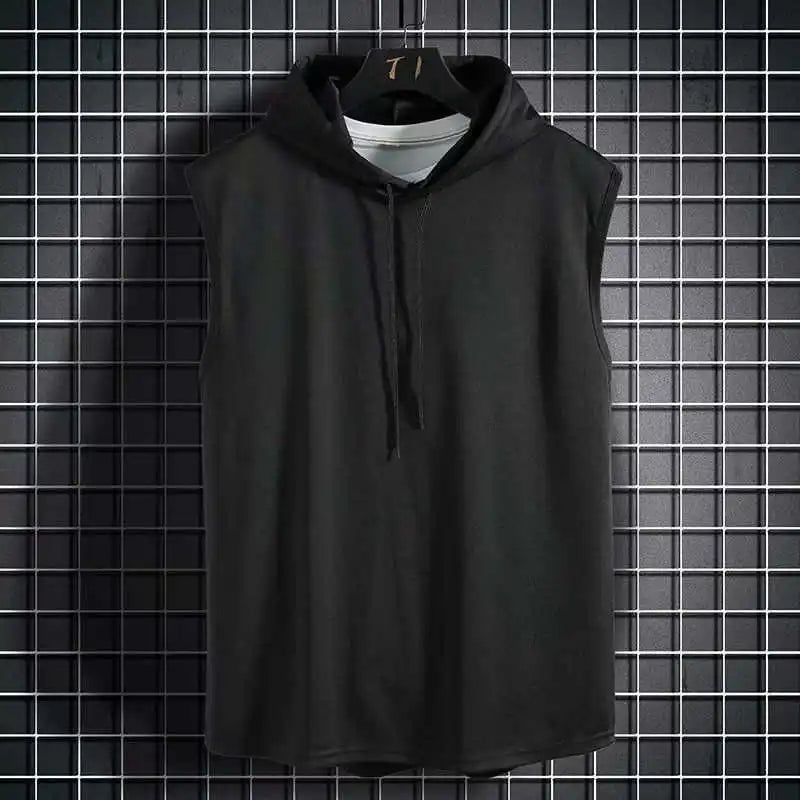 Men Cotton O-Neck Solid T Shirt Casual Stretch Summer Streetwear Tee
