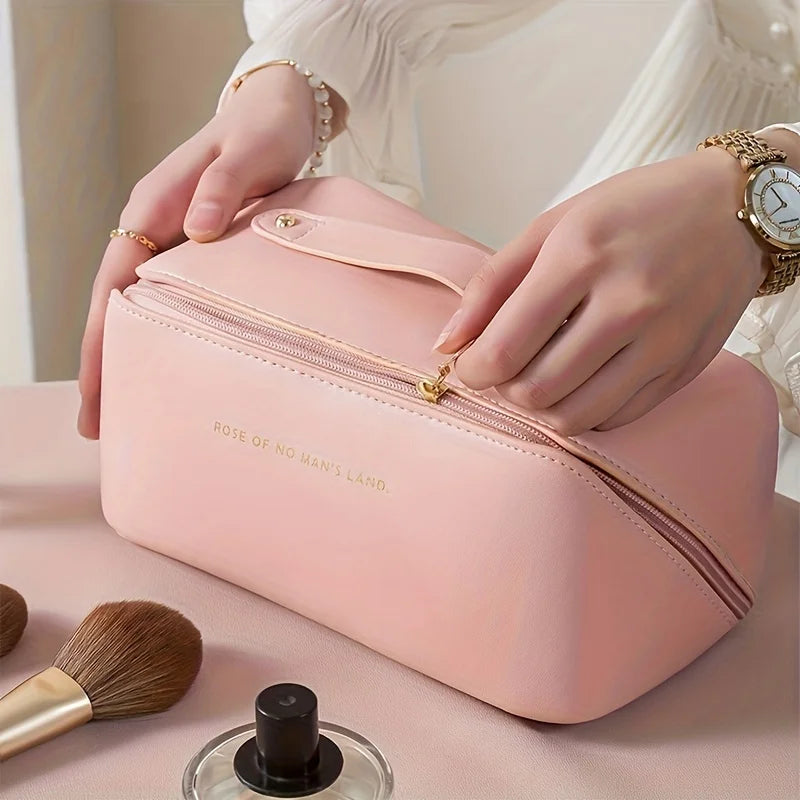 Makeup Organizer Travel Cosmetic Bag Large Capacity Toiletry Storage Pouch Waterproof Portable Beauty Case