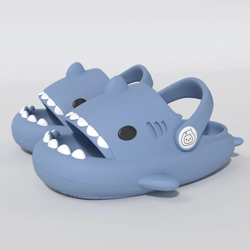 Kids Shark Summer Sandals Non Slip Soft Sole Slippers