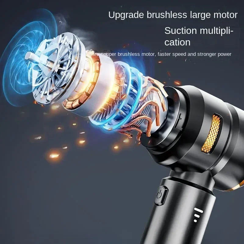 High Power 2-in-1 Car Vacuum Cleaner & Air Blower
