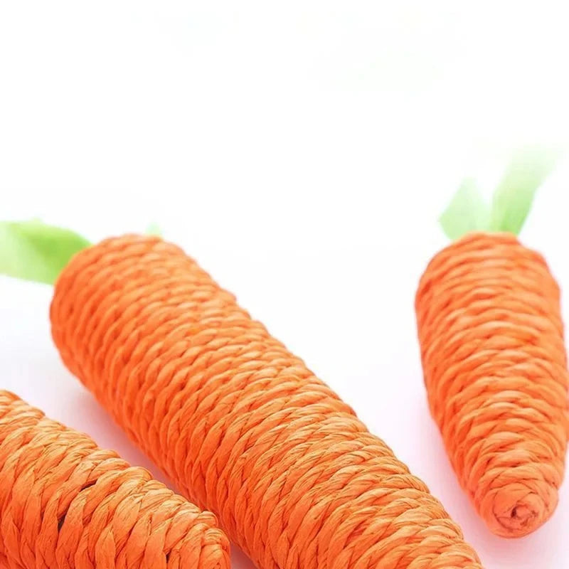 Interactive Carrot Cat Toy Sound Chew Teething Stick