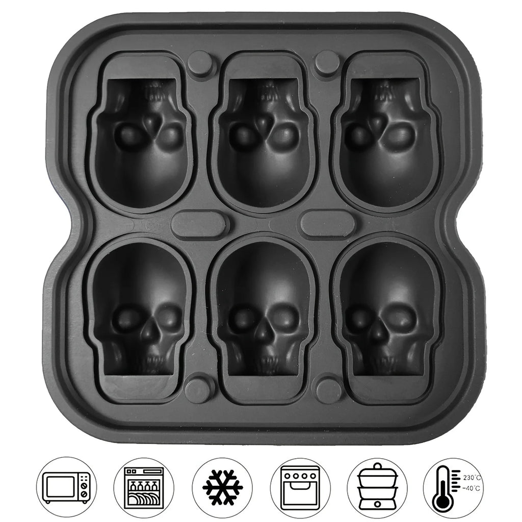 3D Skull Ice Mold
