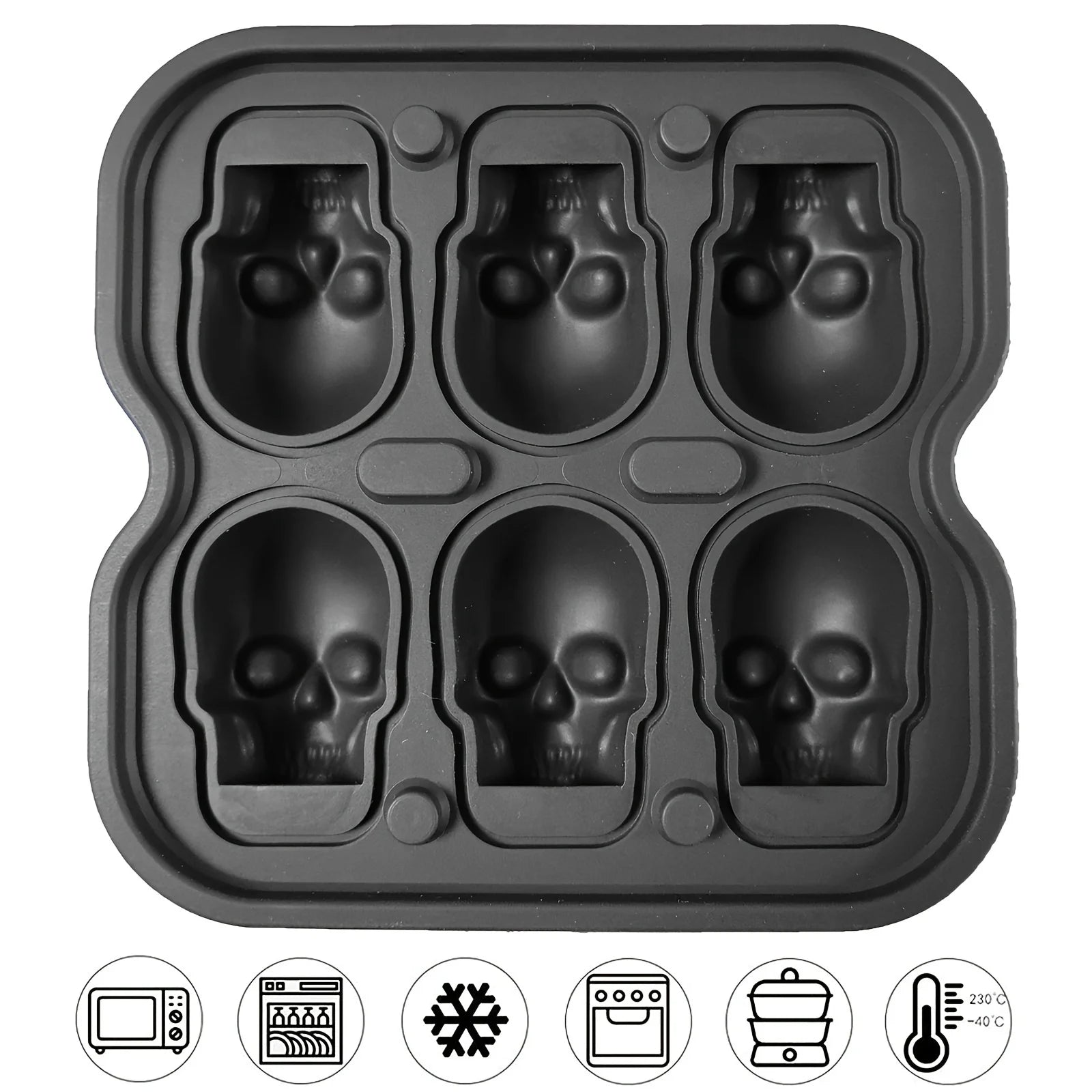 3D Skull Ice Mold
