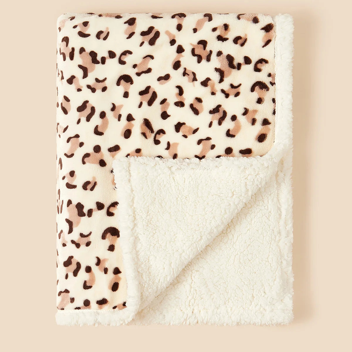 Baby Winter Fleece Blanket Soft Warm Swaddle Quilt for Newborn Stroller Wrap