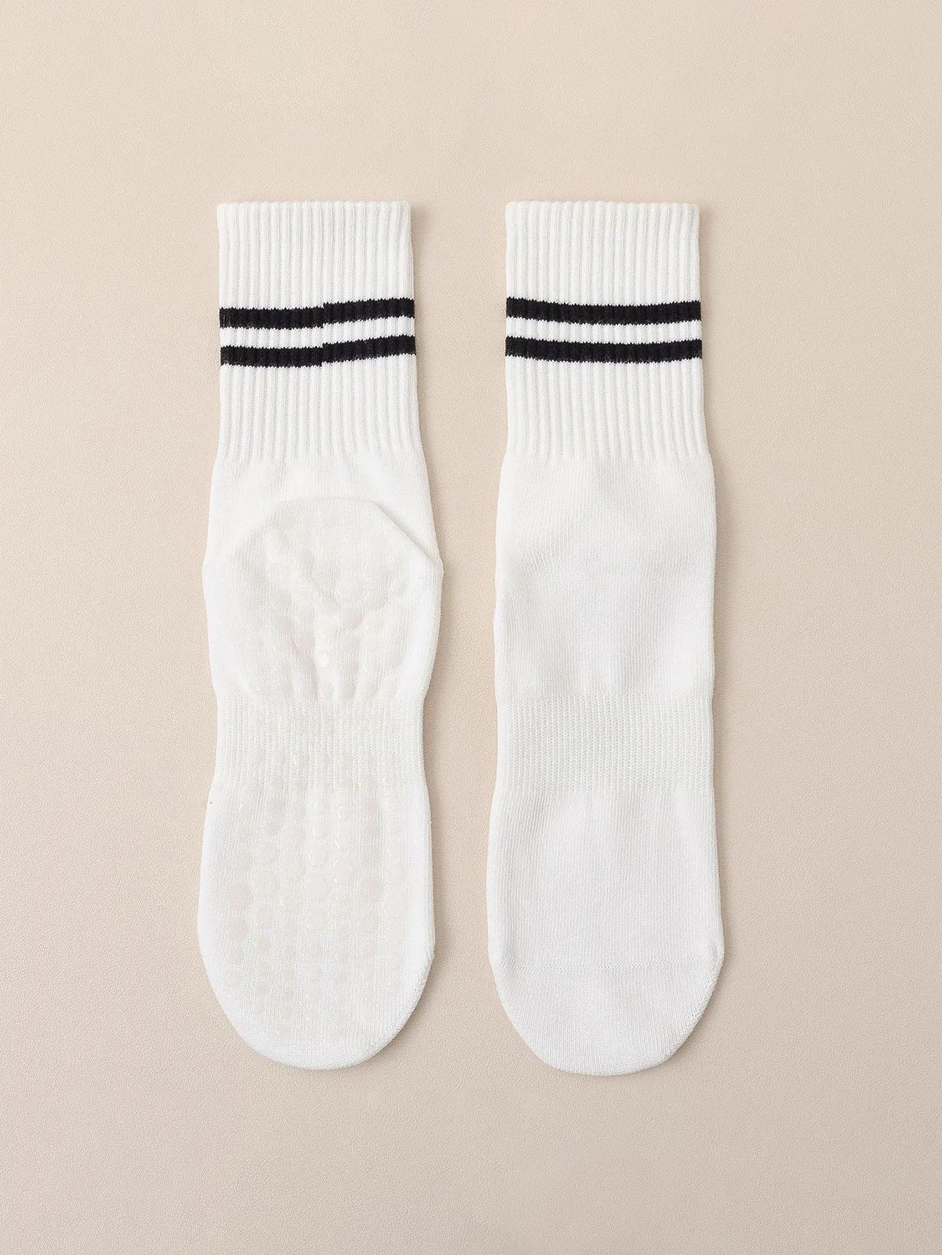 Women Pilates Yoga Grip Socks Non Slip Barre Socks 4 Pairs Set