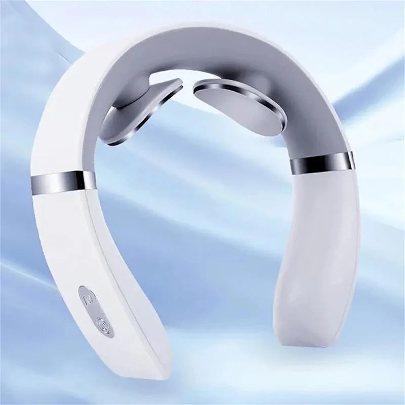 Portable Neck Massager Electric Cervical Spine Massager Shoulder Pain Relief EMS Neck Massage Device