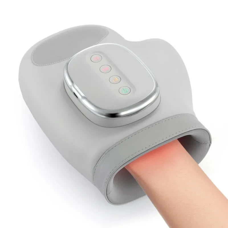 Electric Hand Massager Air Compression Finger Wrist Palm Vibration Relax Device