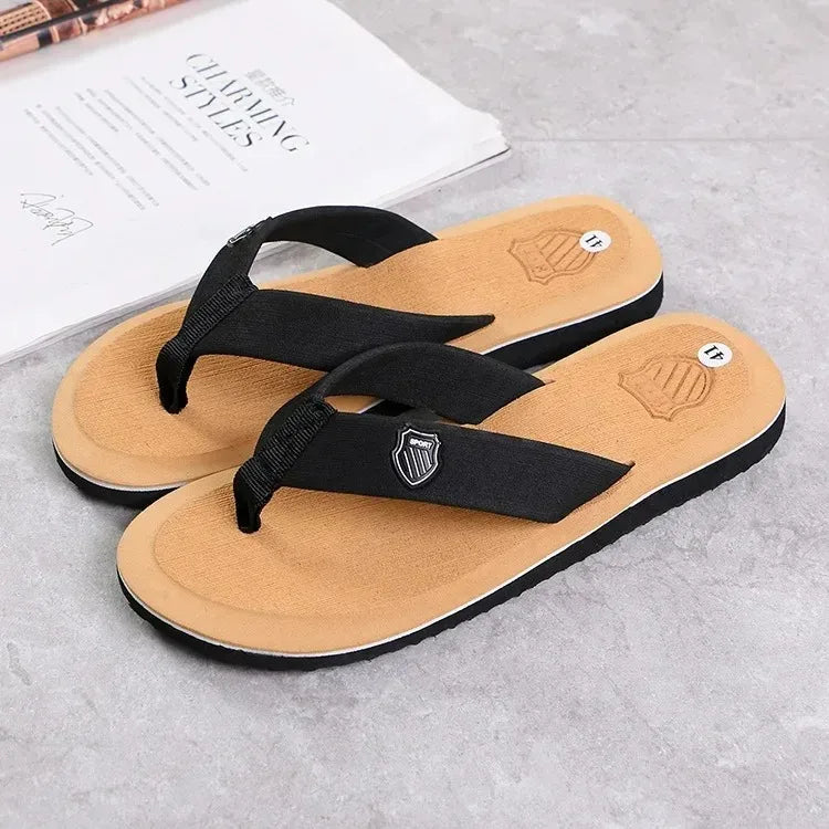 Men Flip Flops Summer Beach Sandals Anti Slip Casual Outdoor Slippers Lightweight Comfortable Thong Slides