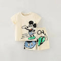 Kids T Shirt and Shorts Summer Tracksuit Set