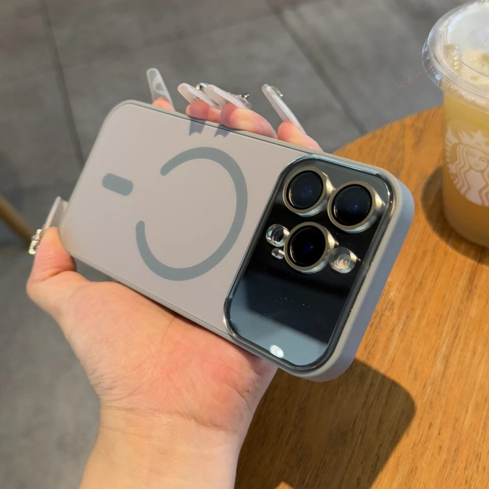 Magnetic MagSafe Big Window Charging iPhone Case