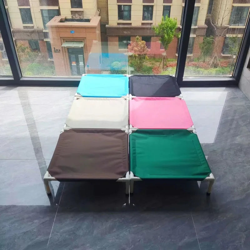 Elevated Dog Camping Bed Foldable Portable Pet Hammock Washable Cat Dog Bed