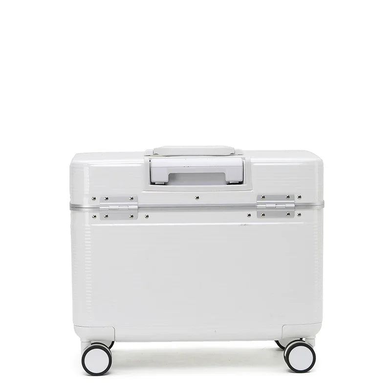 Aluminum Frame Carry On Suitcase ABS Trolley Luggage with Spinner Wheels