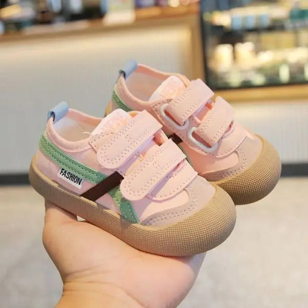 Girls Canvas Shoes Soft Sole Style Toddler Shoes