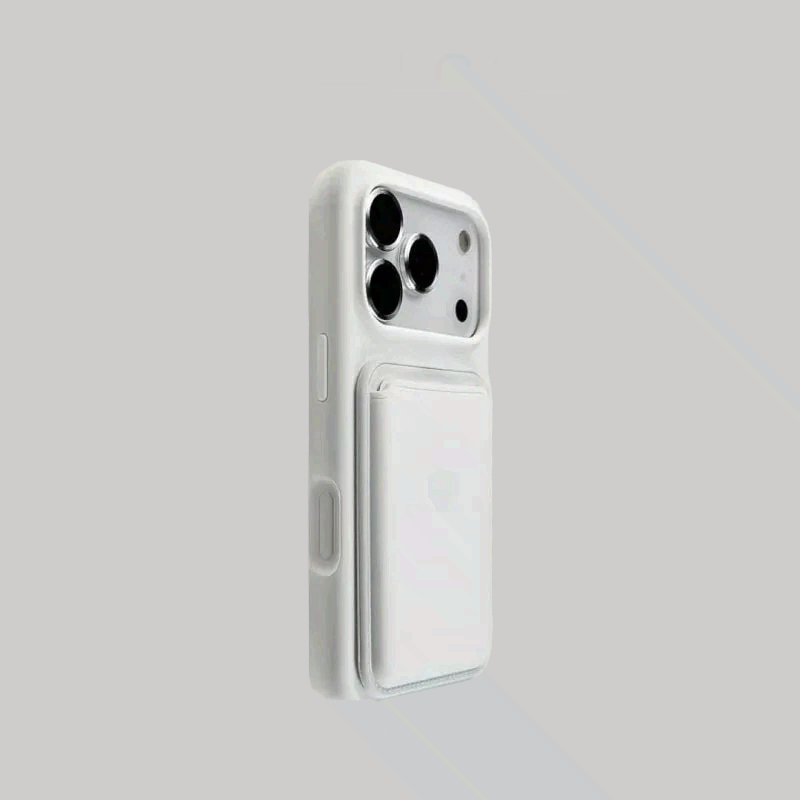 Liquid Shockproof Card Holder Wallet Silicone iPhone Case