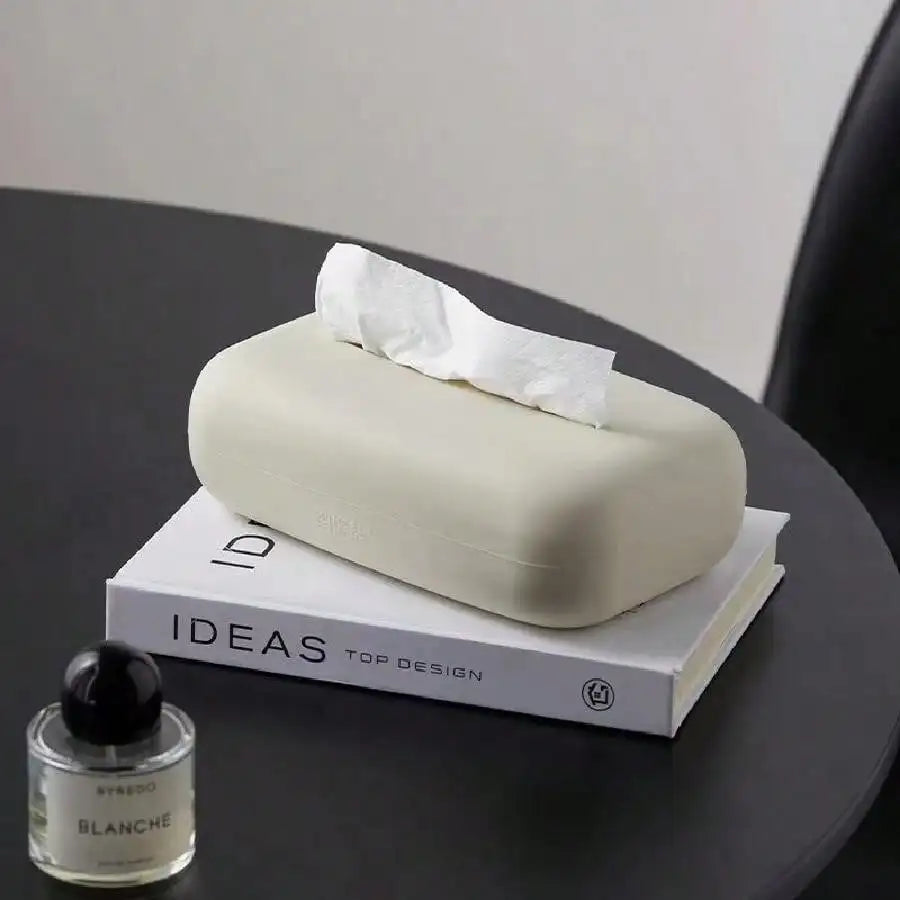 Silicone Tissue Box Cover Waterproof Reusable Wet Wipe Holder Bathroom Kitchen