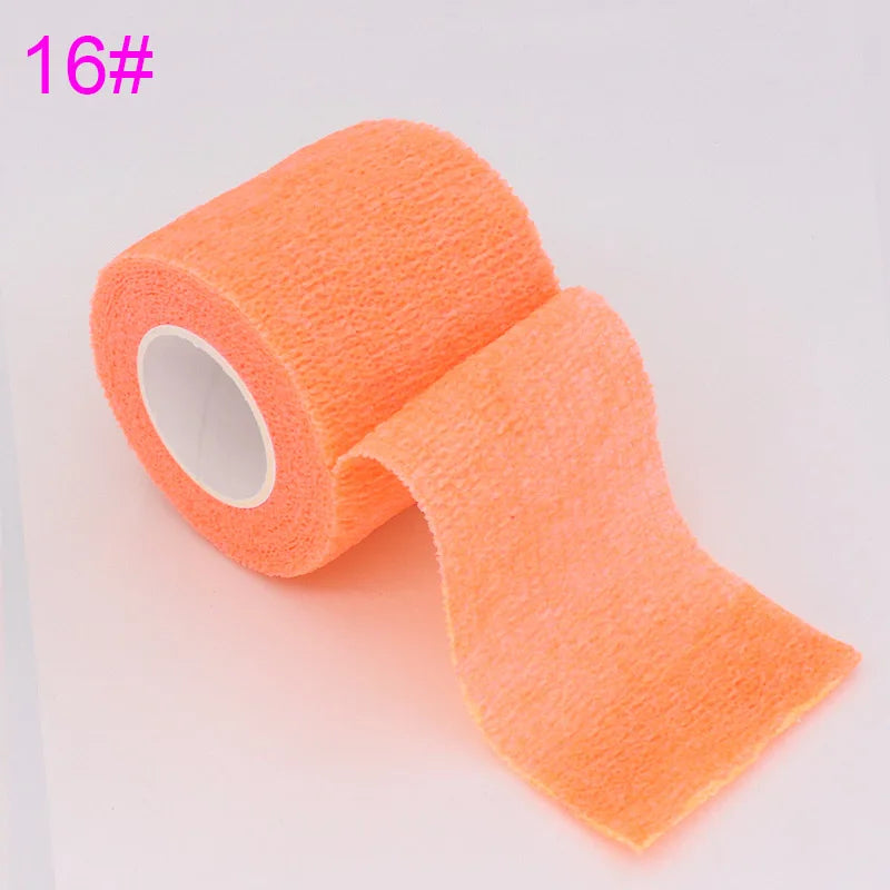 Colored Self Adhesive Elastic Sports Wrap Tape 18 Colors Athletic Support Bandage Knee Finger Ankle Protection