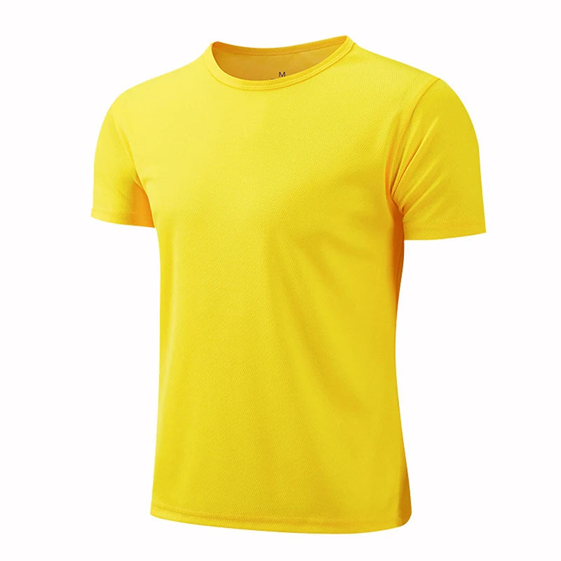 Quick Dry Sports T Shirt Men Women Breathable Gym Running Fitness Tee