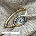 Ladies Gold Bracelet Watch Stainless Steel Small Dial Wristwatch