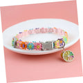 Rainbow Flower Cat Collar with Bell Adjustable Cute Lace Collar for Cats and Puppies
