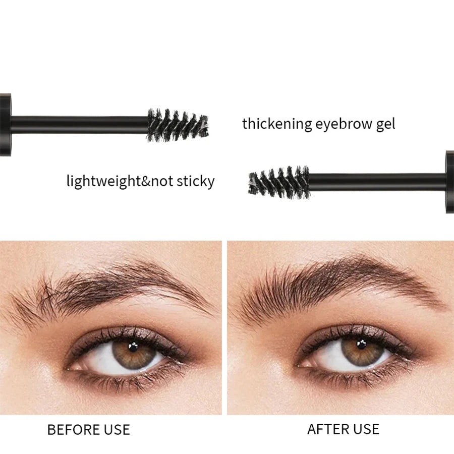 Eyebrow Styling Gel – Waterproof Long-Lasting Brow Fixing Gel for Natural Fluffy Brows