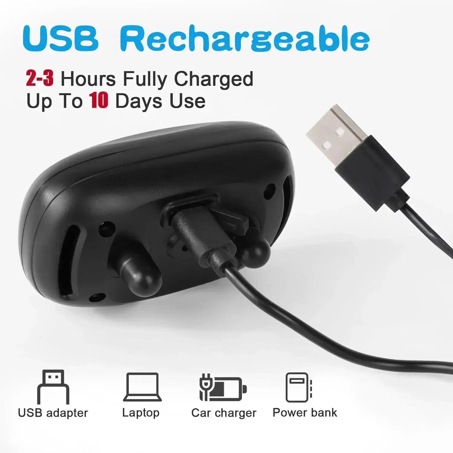 USB Rechargeable Dog Bark Control Training Collar