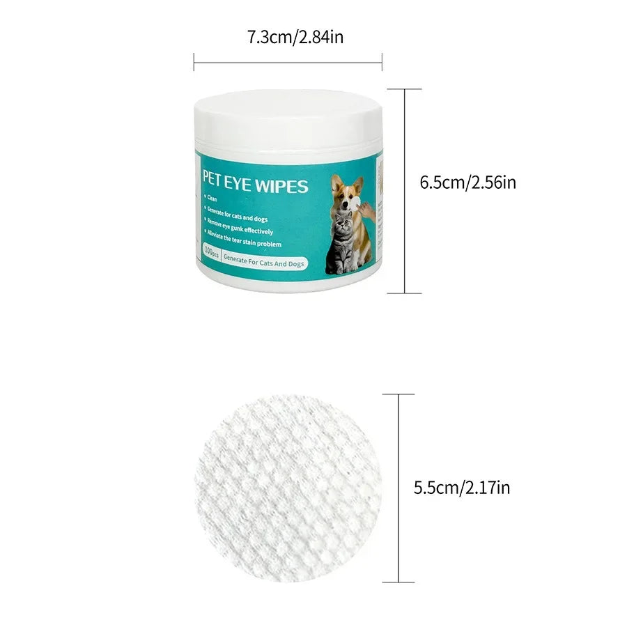 Pet Eye Wipes – Remove Tear Stains Instantly