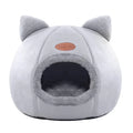 Cozy Winter Cat Bed Cave for Cats and Small Dogs