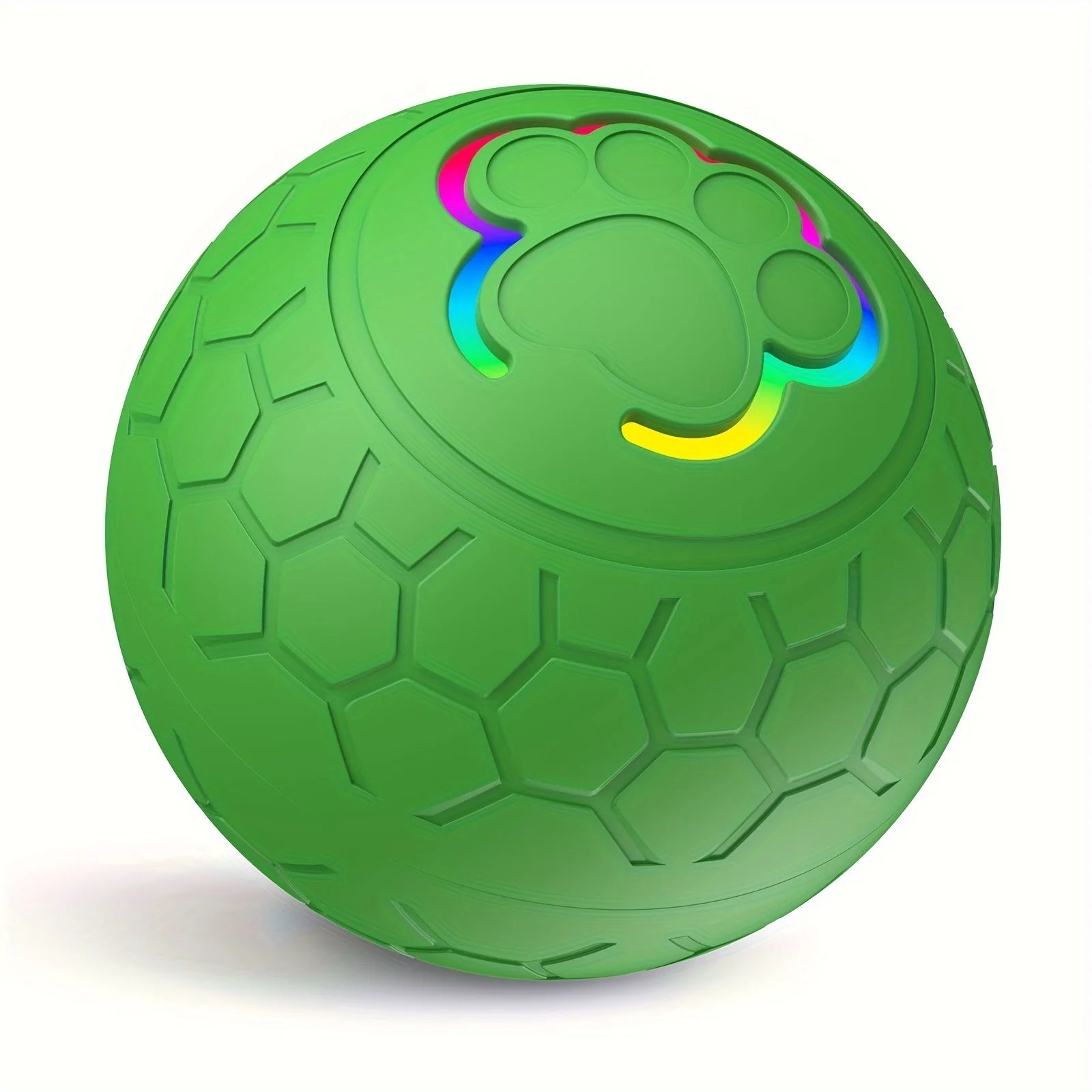 Smart Interactive Dog Toy Ball USB Rechargeable Automatic Bouncing Pet Toy with Lights
