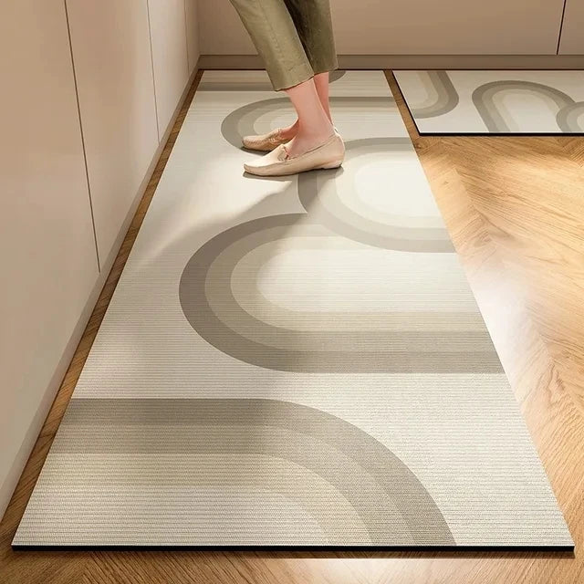 Diatomite Kitchen Floor Mat Anti Slip Super Absorbent Quick Dry Rug