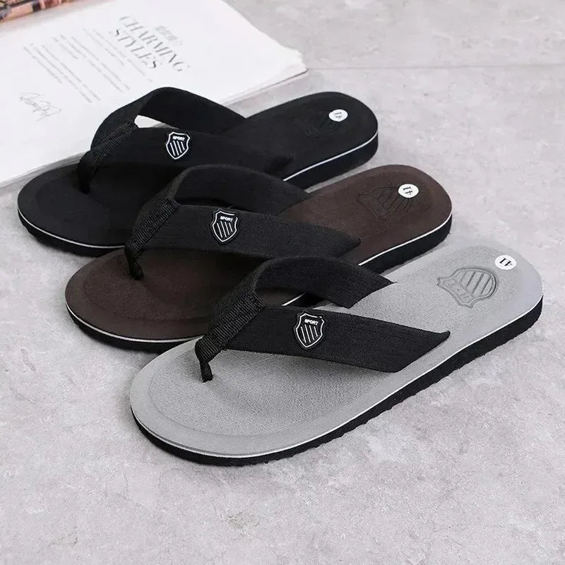 Men Flip Flops Summer Beach Sandals Anti Slip Casual Outdoor Slippers Lightweight Comfortable Thong Slides