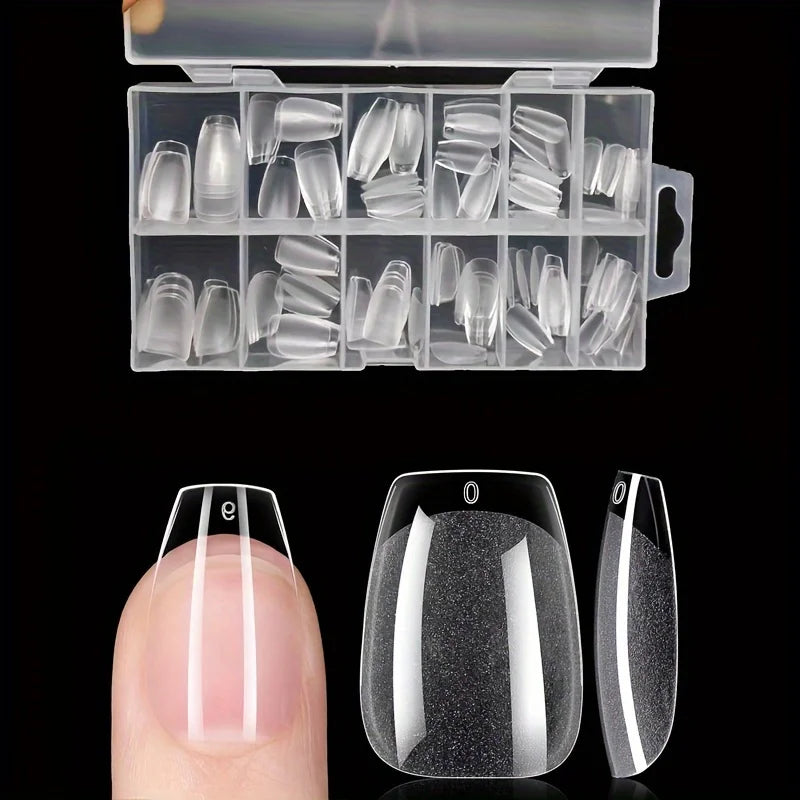Press On Nail Tips Set – 120pcs Full Cover Fake Nails for DIY Extensions