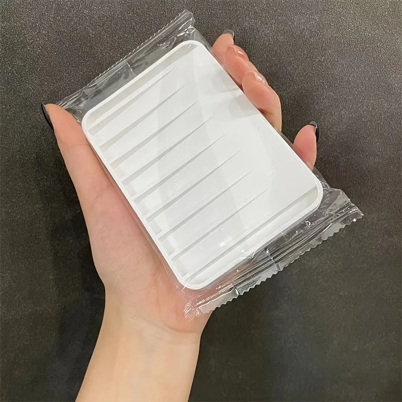 Silicone Draining Soap Holder Non Slip Bathroom Soap Box