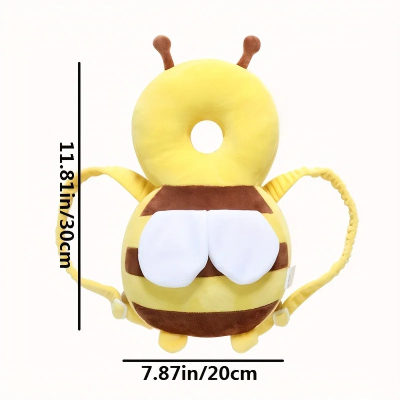 Baby Bee Head Protection Pillow Anti Fall Breathable Safety Hat for Toddlers