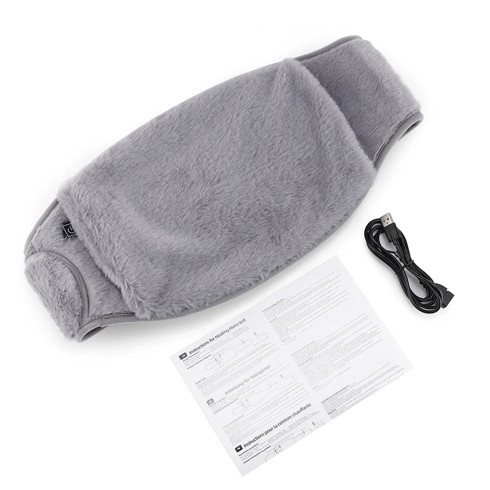 Electric Graphene Heating Pad USB Rechargeable Waist and Abdominal Warmer Belt