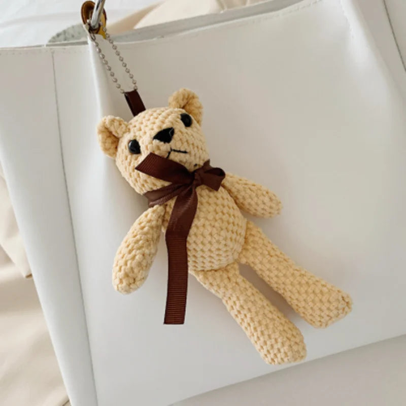 16cm Pineapple Bear Plush Keychain Mini Teddy Bear Gift