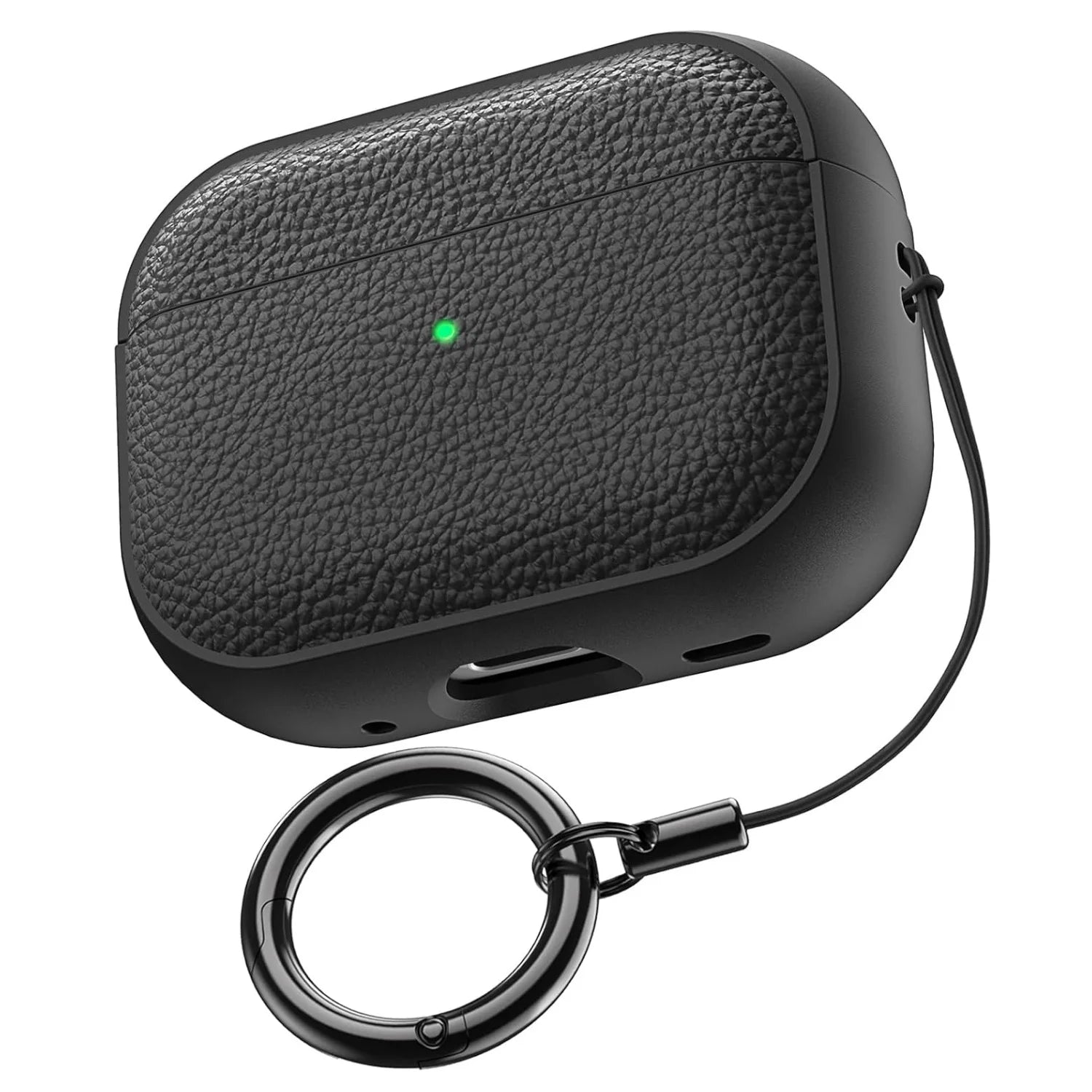 AirPods Pro 3 TPU Leather Case with Lanyard Protective Cover for AirPods 1–4 Pro 2