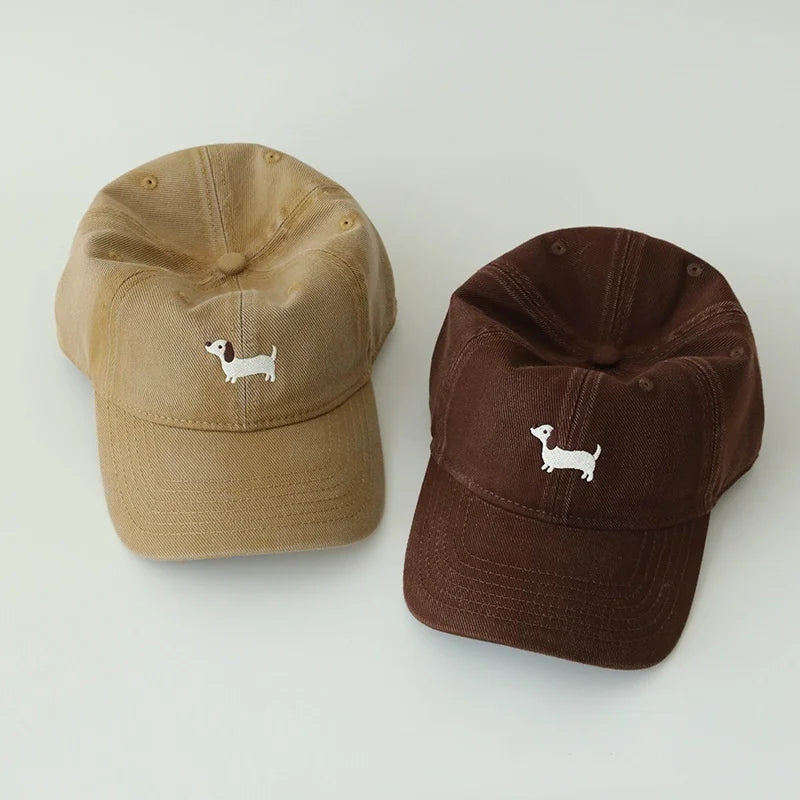 Dachshund Embroidered Baseball Cap for Men Women