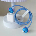 Cartoon Charger Cable Protector Stitch Data Line Winder Protective Cover