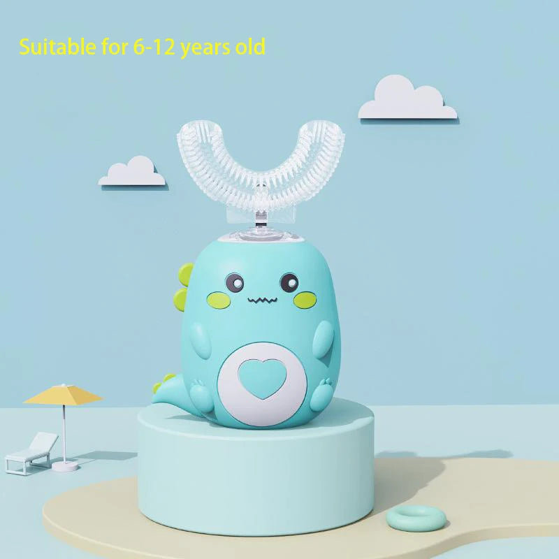 Kids Electric U Shaped Toothbrush Rechargeable Sonic Brush