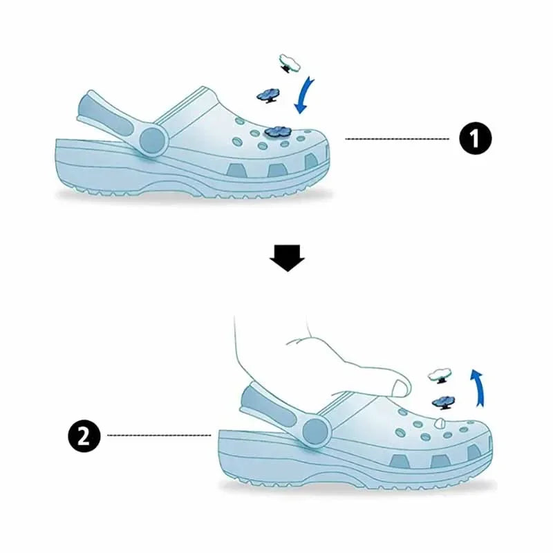 3D Hairball Genie Shoe Charms Cute DIY Sandal & Clog Decorations for Kids