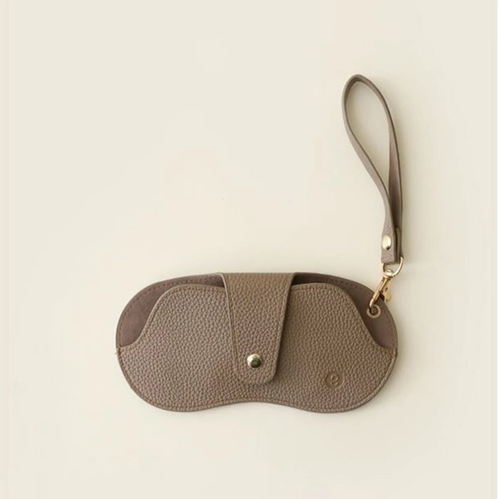 Leather Glasses Case Portable Sunglasses Storage Bag