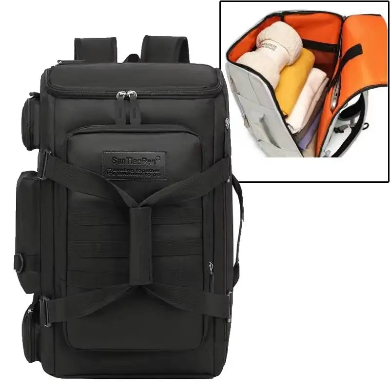 Large Capacity Gym Backpack Waterproof Travel Bag Wet Dry Separation Fitness Training Backpack