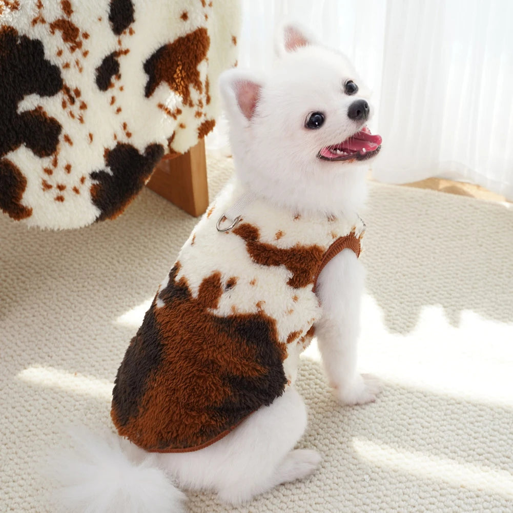 Warm Flannel Dog Pajamas Winter Pet Coat for Large Dogs