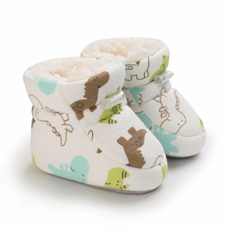 Baby Winter Cartoon Boots Soft Sole Anti Slip Toddler Shoes