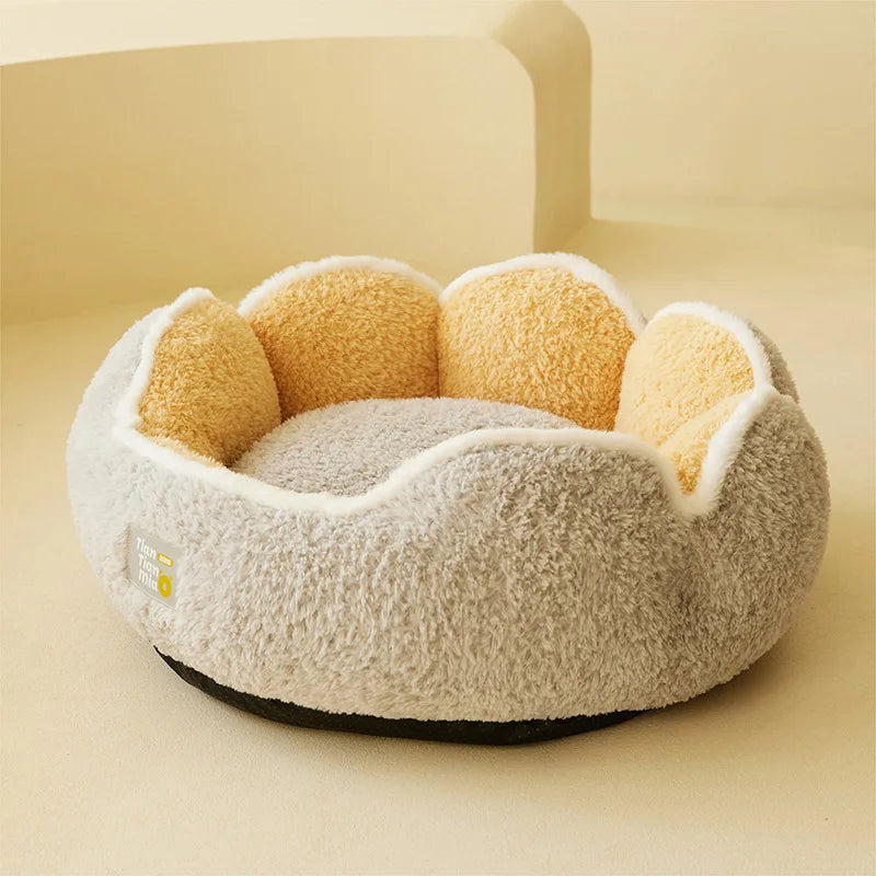 Warm Plush Cat Bed Soft Sleeping Nest for Cats and Dogs