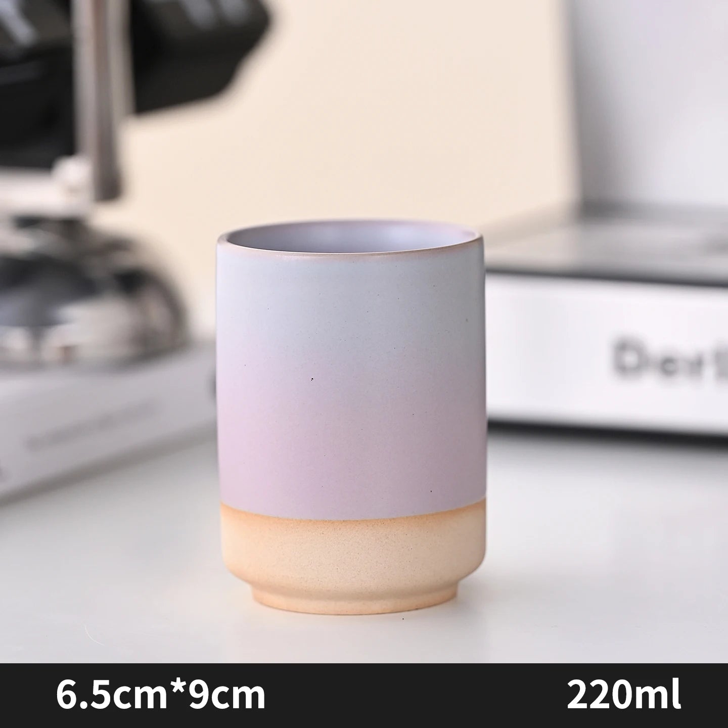 Stoneware Coffee Mug Kiln Fired Gradient Large Water Cup